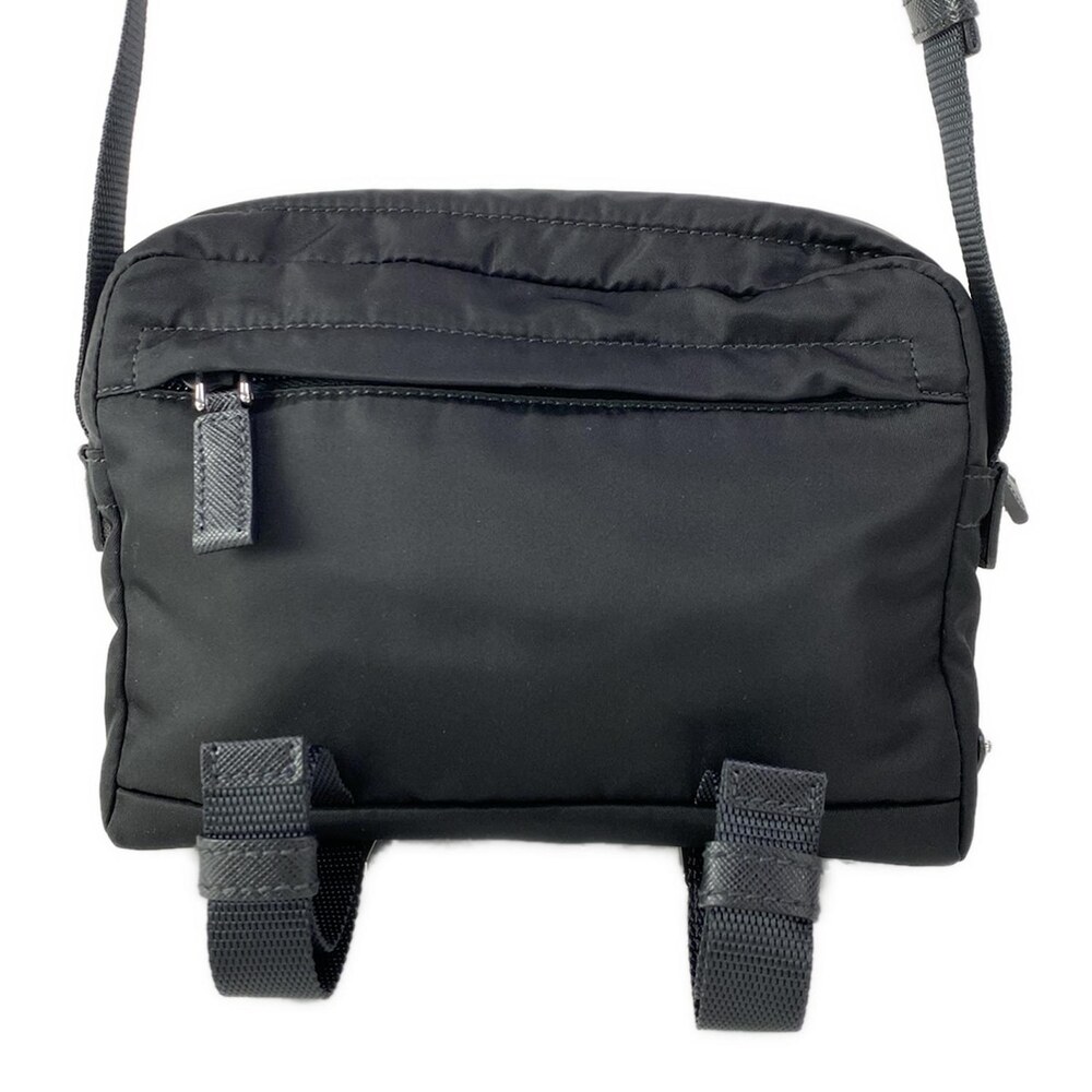 Prada Shoulder Bag 2VH043 Black Navy Multi Nylon Leather - Picture 3 of 15